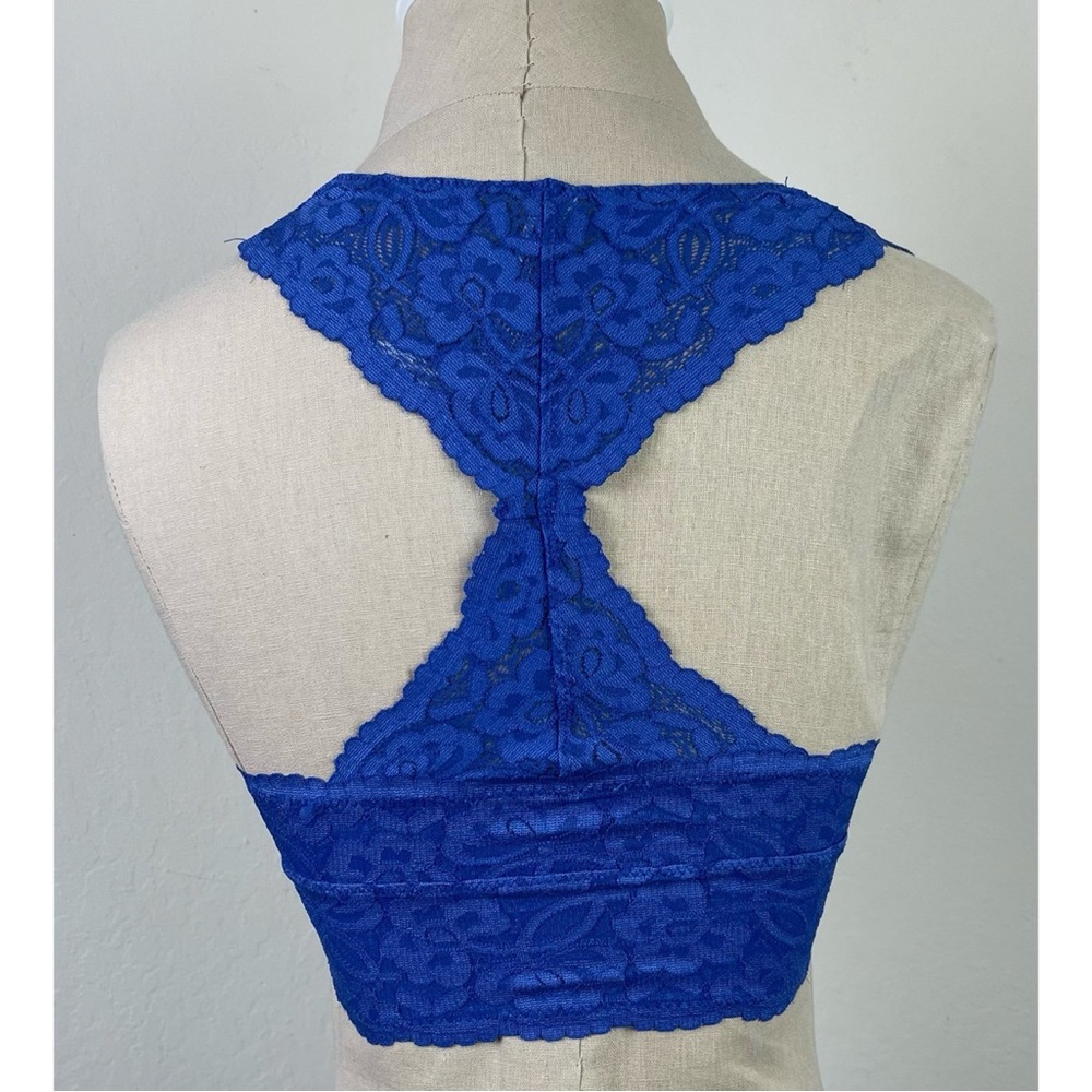 Intimately Free People Racerback Blue Bralette - Picture 3 of 4